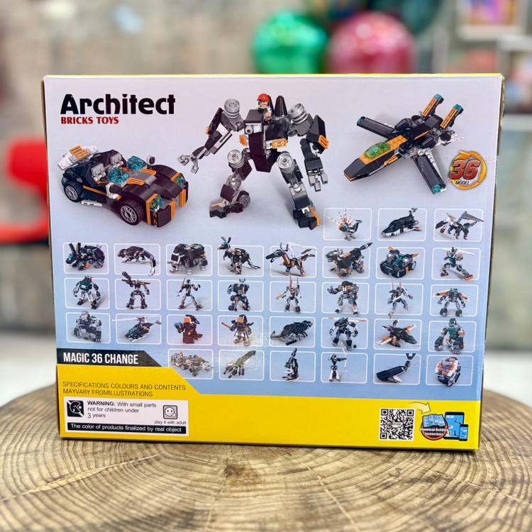 لگو ماشین تبدیلشونده Magic 36 Change برند: Architect Bricks Toys
