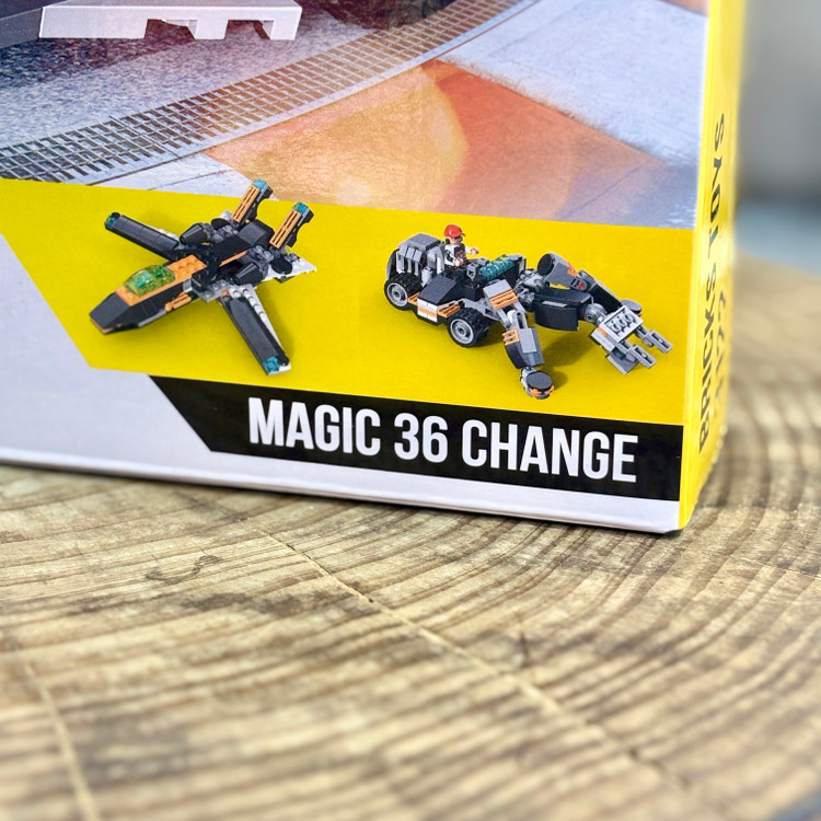 لگو ماشین تبدیلشونده Magic 36 Change برند: Architect Bricks Toys