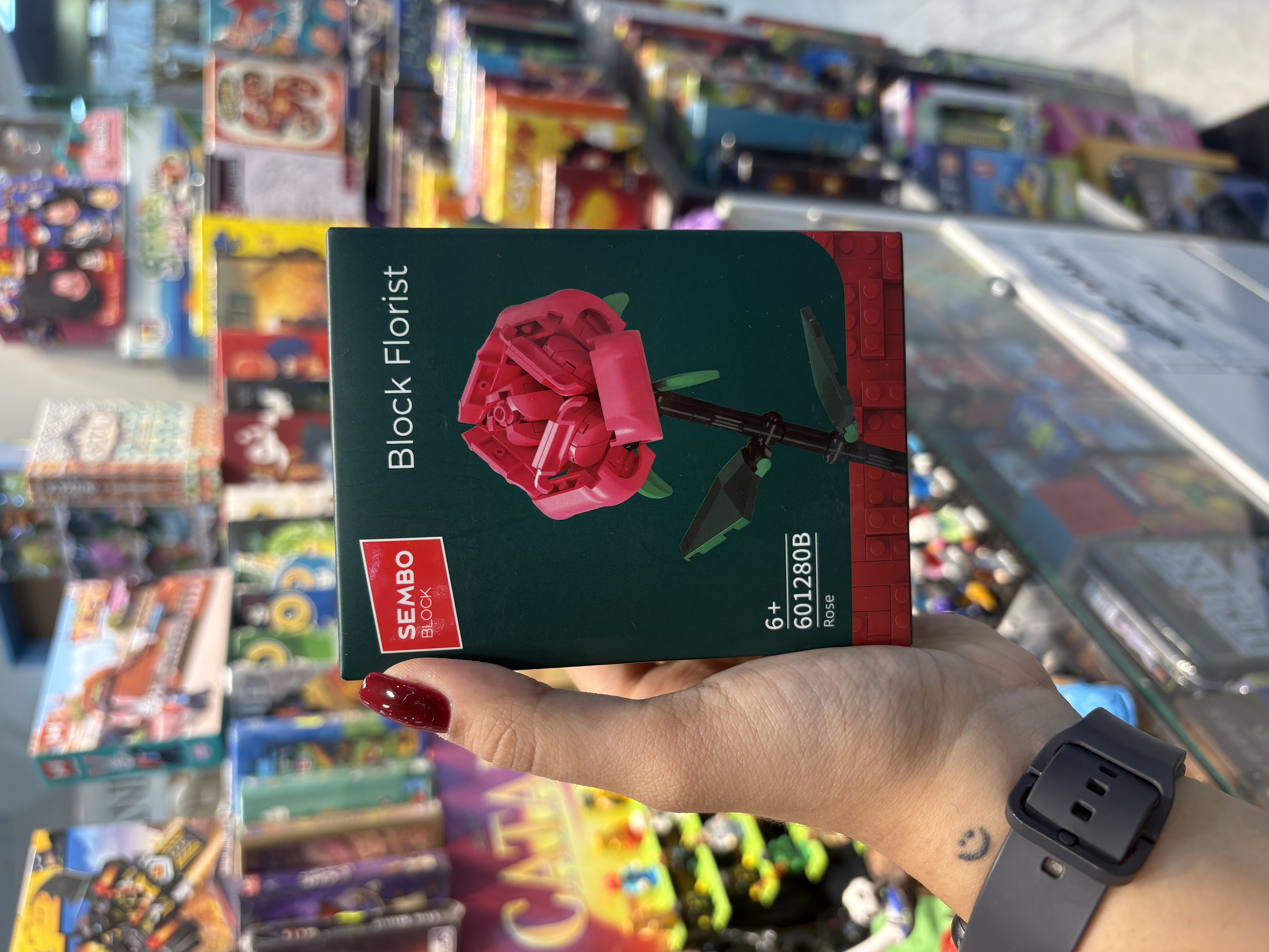 لگو گل تک شاخه مدل گل لاله برند SEMBO